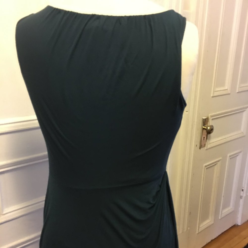 Deletta Dark Teal Sleeveless Blouse - Picture 3 of 9
